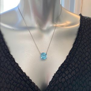Stunning 18k Goshwara Blue Topaz Necklace